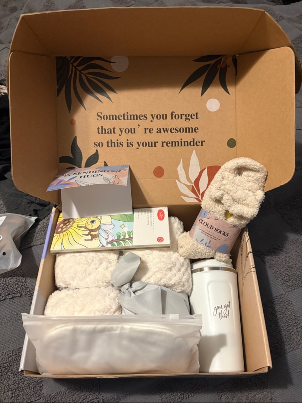 Cozy Cream Self-Care Gift Set